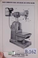 Baush Mdl. R-756 & R-758 Radial Drilling Machine Manual
